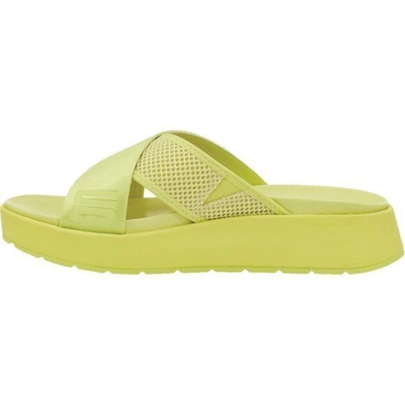 UGG Women's Emily Mesh YELLOW Slide Sandal Size 5 NEW - Picture 3 of 11